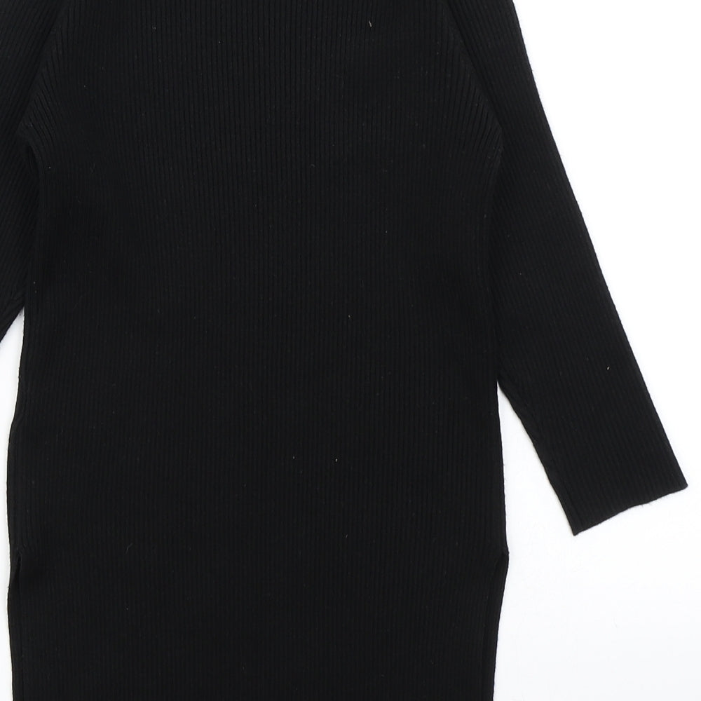 Womens UK Size S JCL Black Pullover Jumper