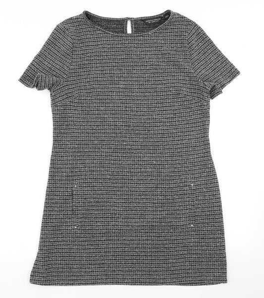 Dorothy Perkins Womens Grey   A-Line  Size 10