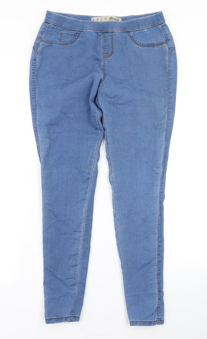 Denim Co Womens Blue  Denim Jegging Jeans Size 10 L27 in