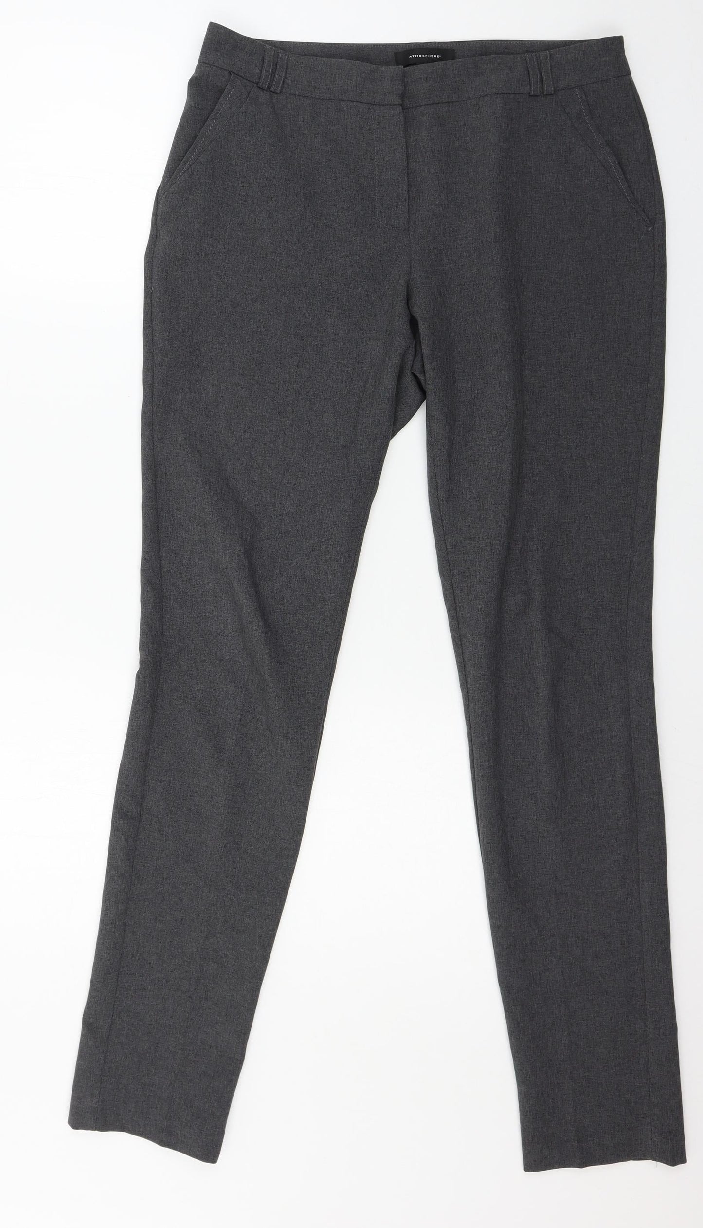 Womens UK Size 10 Atmosphere Regular Fit  Grey Trousers
