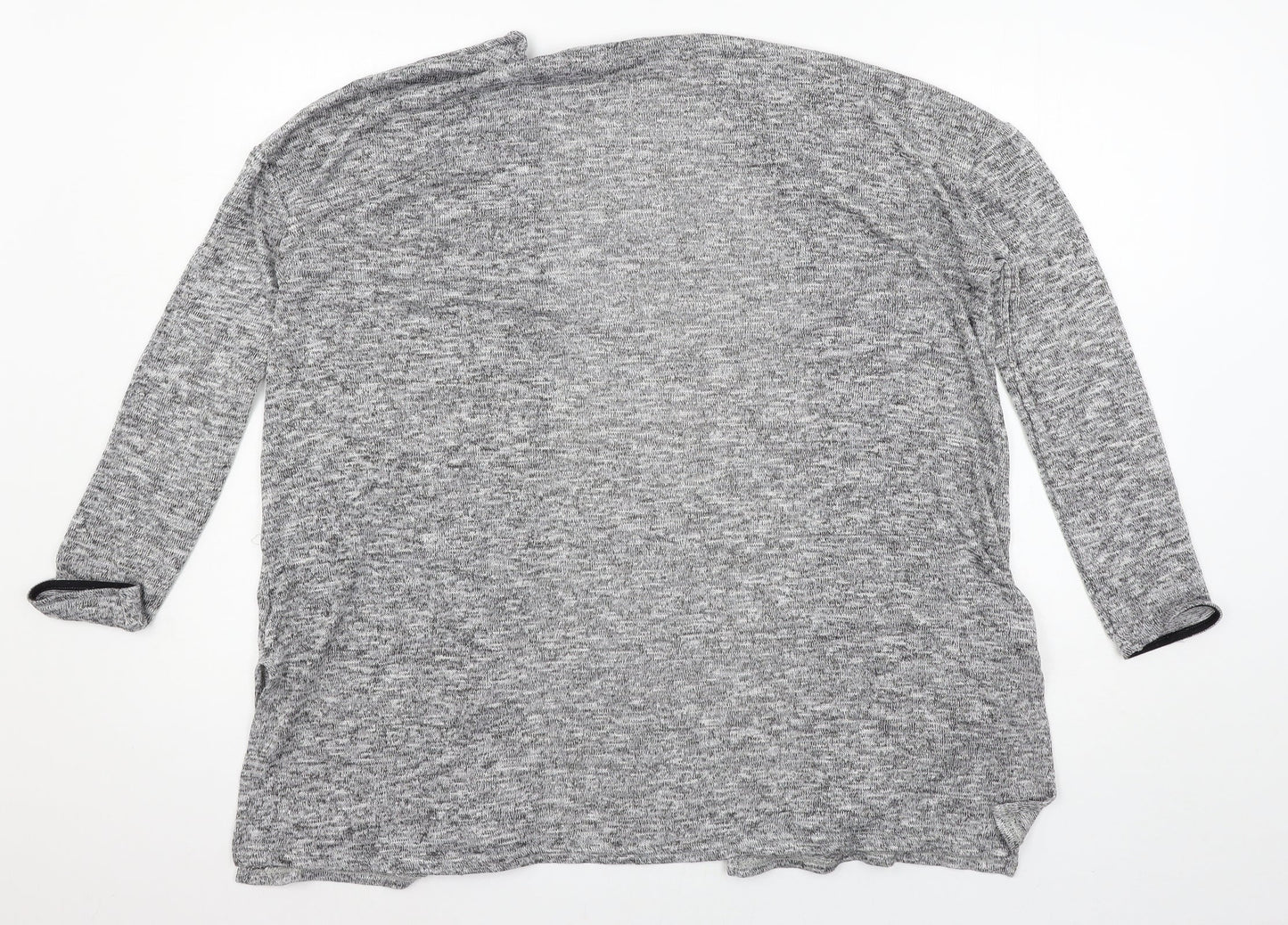 Womens UK Size M Divided Grey Cardigan Jumper
