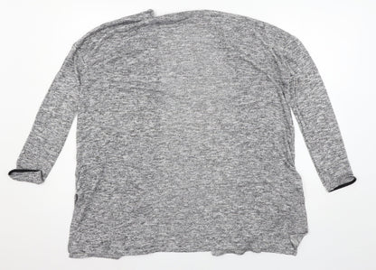 Womens UK Size M Divided Grey Cardigan Jumper