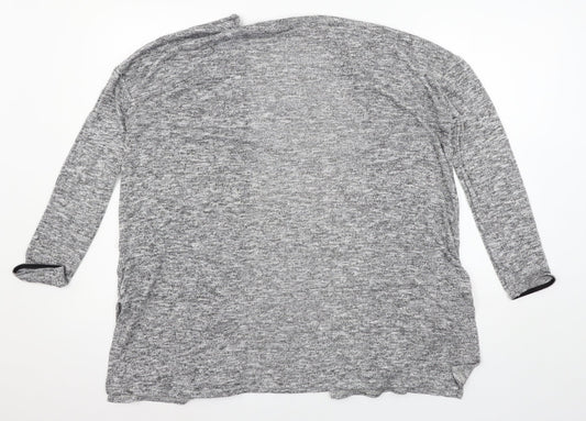 Womens UK Size M Divided Grey Cardigan Jumper