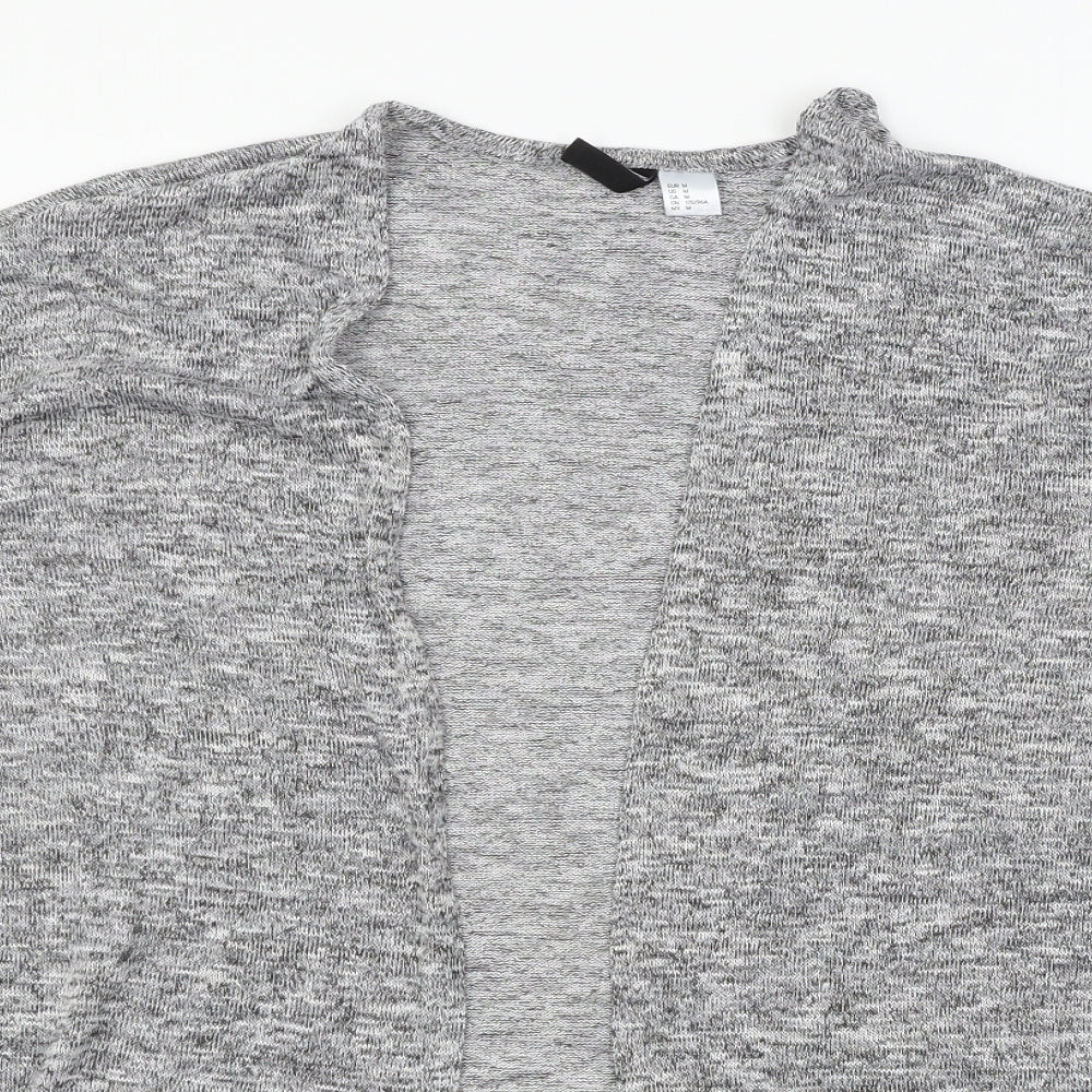 Womens UK Size M Divided Grey Cardigan Jumper