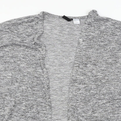 Womens UK Size M Divided Grey Cardigan Jumper
