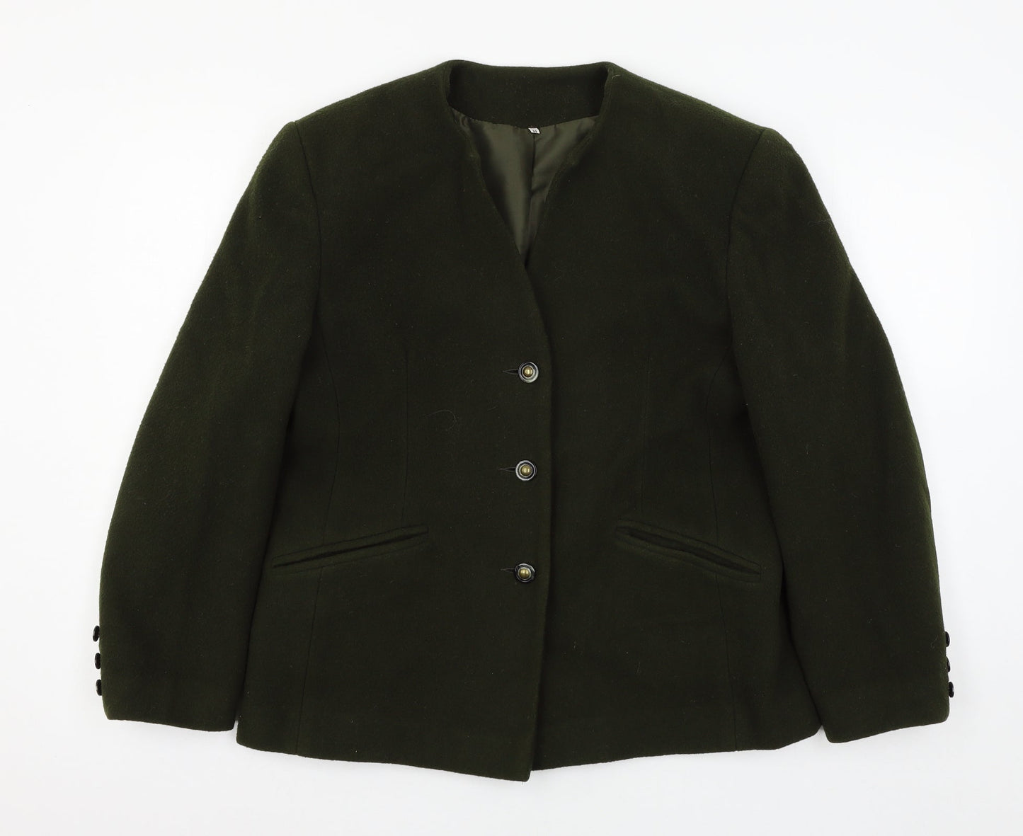 Edinburgh Collection Womens Green   Jacket  Size 14