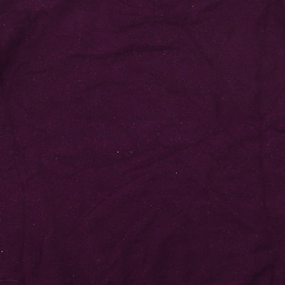 Womens UK Size S Image Purple Pullover Jumper