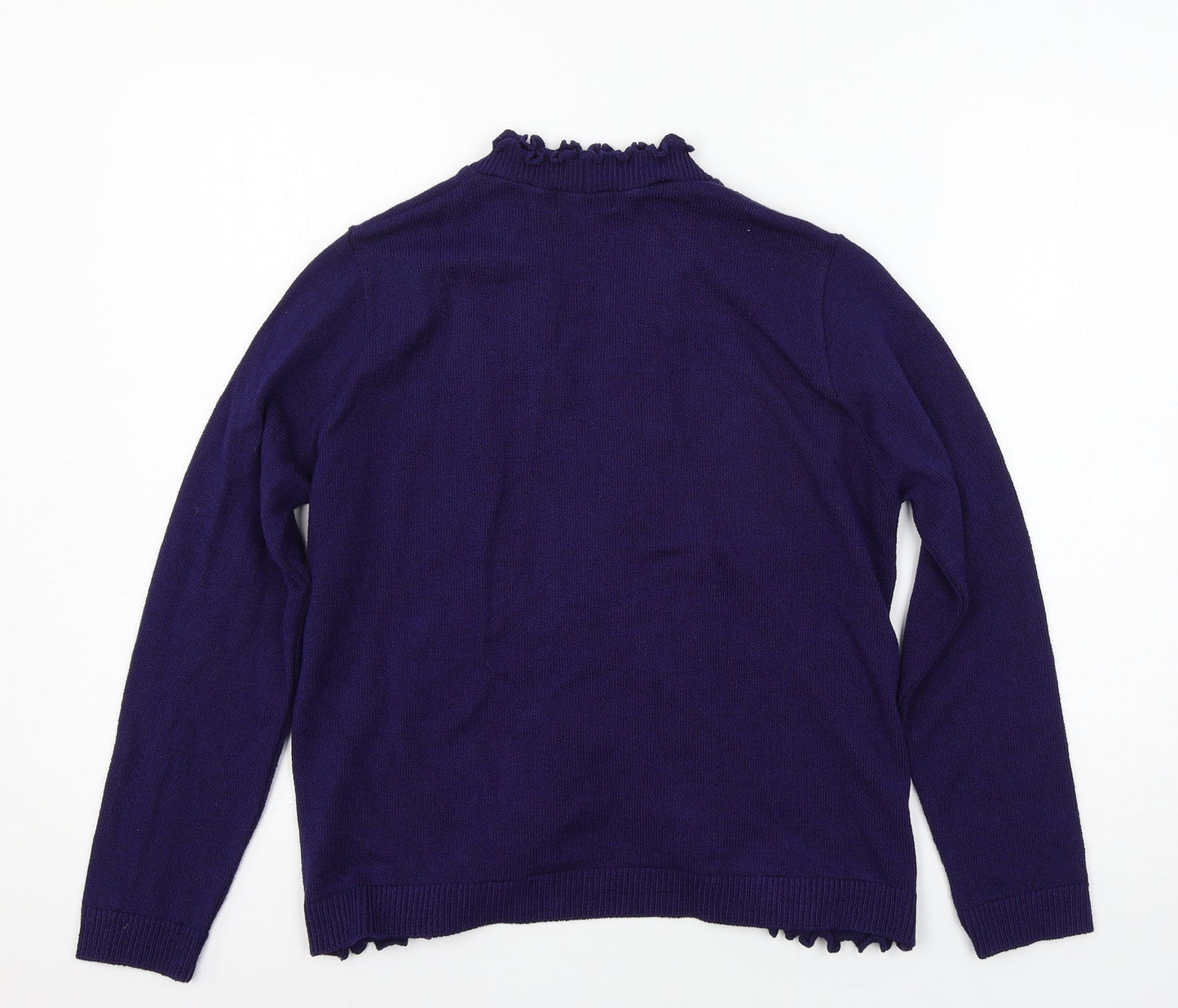 Womens UK Size M Keeno Blue Cardigan Jumper