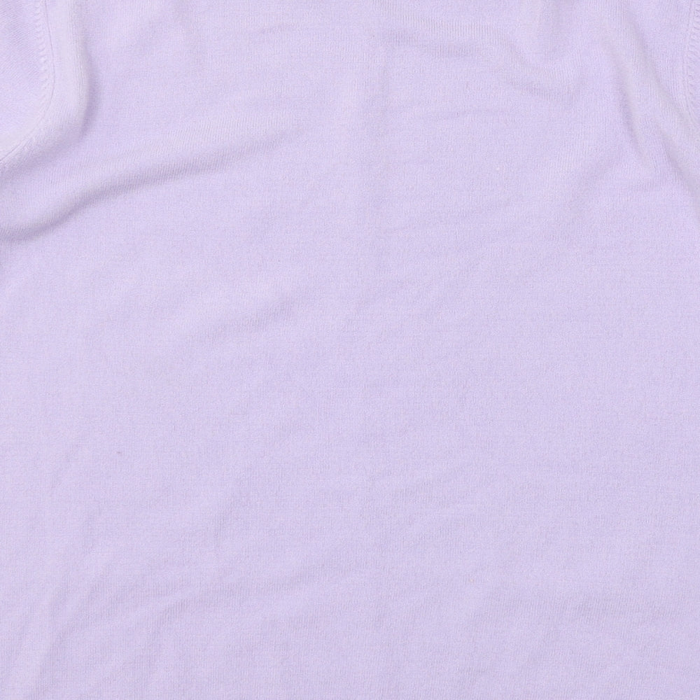 BHS Womens Purple  Knit Pullover Jumper Size 18