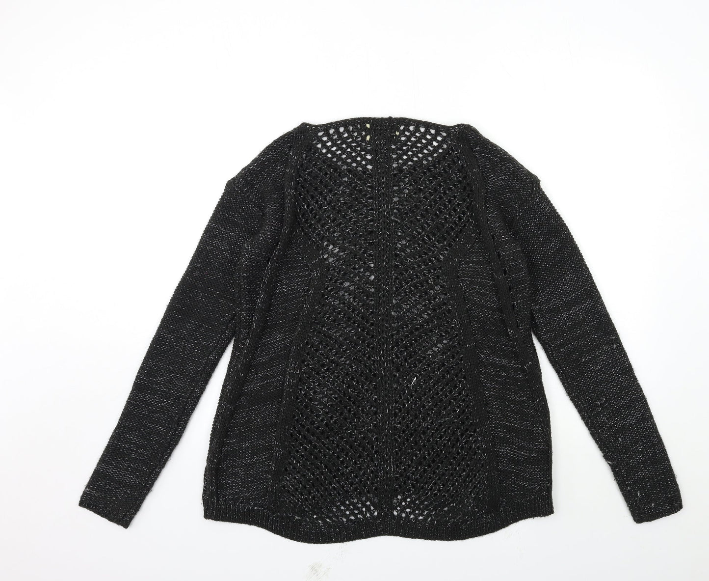 Womens UK Size 8 Papaya Black Pullover Jumper