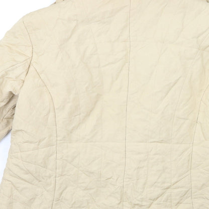 Gerry Weber Womens Beige   Puffer Jacket Coat Size 14