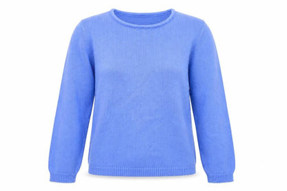 Womens UK Size 10 ISLE Blue Pullover Jumper