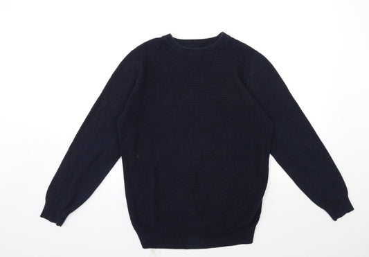 NEXT Mens Blue  Knit Pullover Jumper Size S