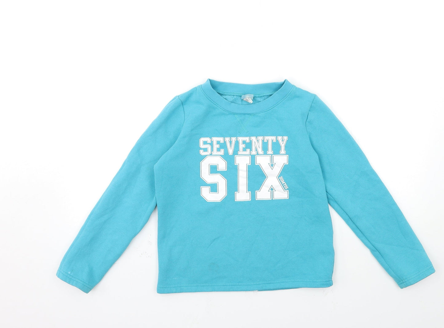 DECATHLON Girls Blue   Pullover Sweatshirt Size 10 Years