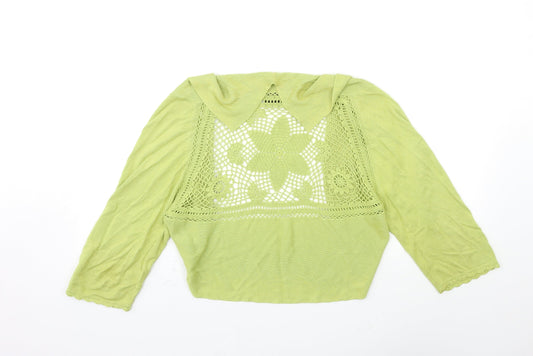 Principles Womens Green  Knit Cardigan Jumper Size L