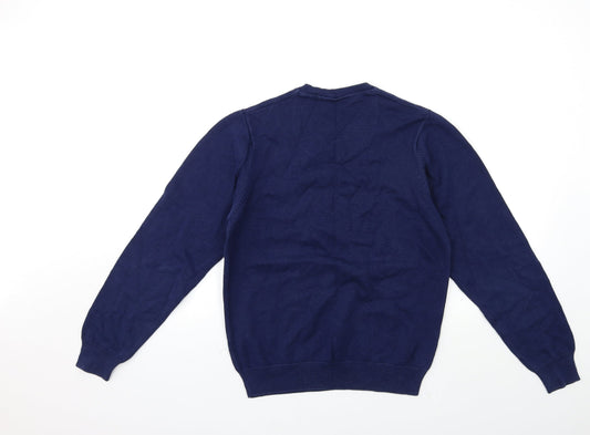 Blue Harbour Mens Blue  Knit Pullover Jumper Size S