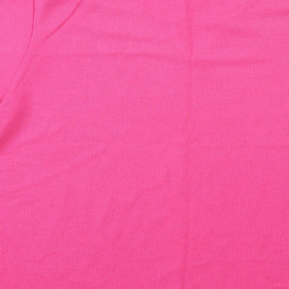 Carolyn Taylor Womens Pink  Knit Pullover Jumper Size M