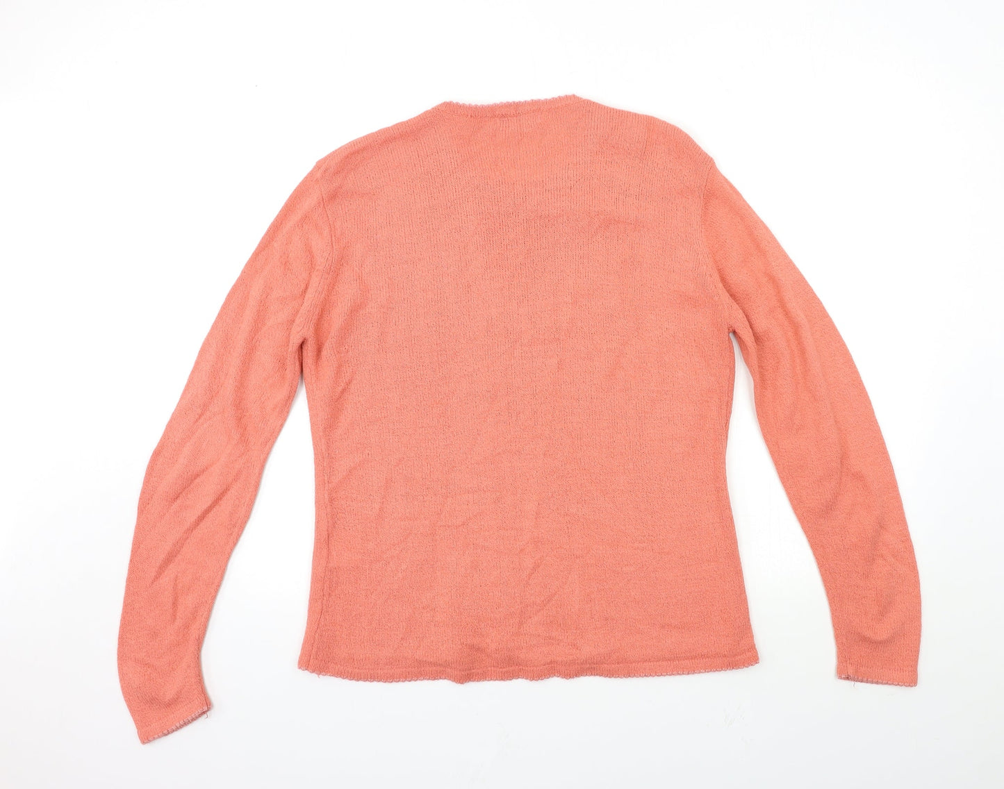 SIMPLY CLASSIC Womens Pink  Knit Pullover Jumper Size 14