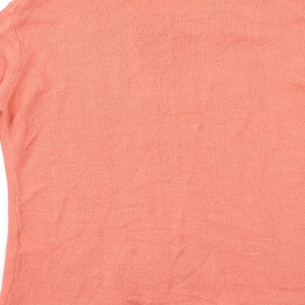 SIMPLY CLASSIC Womens Pink  Knit Pullover Jumper Size 14