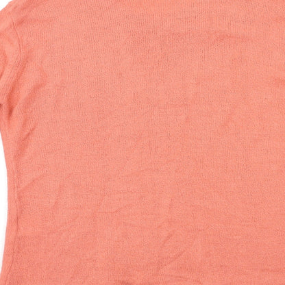 SIMPLY CLASSIC Womens Pink  Knit Pullover Jumper Size 14