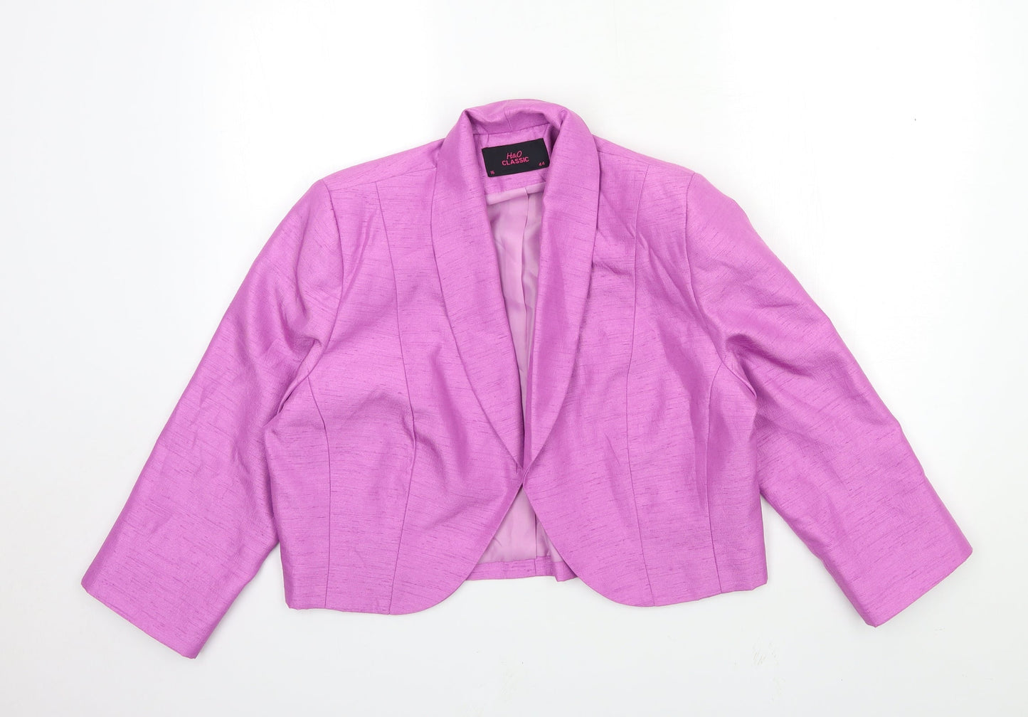 h&O Womens Purple   Jacket  Size 16