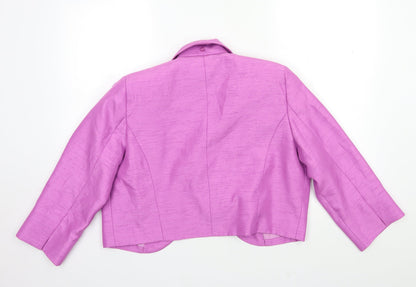 h&O Womens Purple   Jacket  Size 16