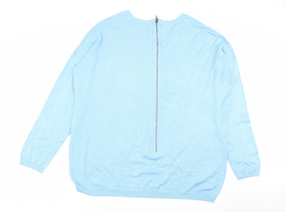 Primark Womens Blue   Pullover Jumper Size M