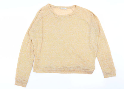 Womens UK Size 8 Warehouse Yellow Pullover Jumper