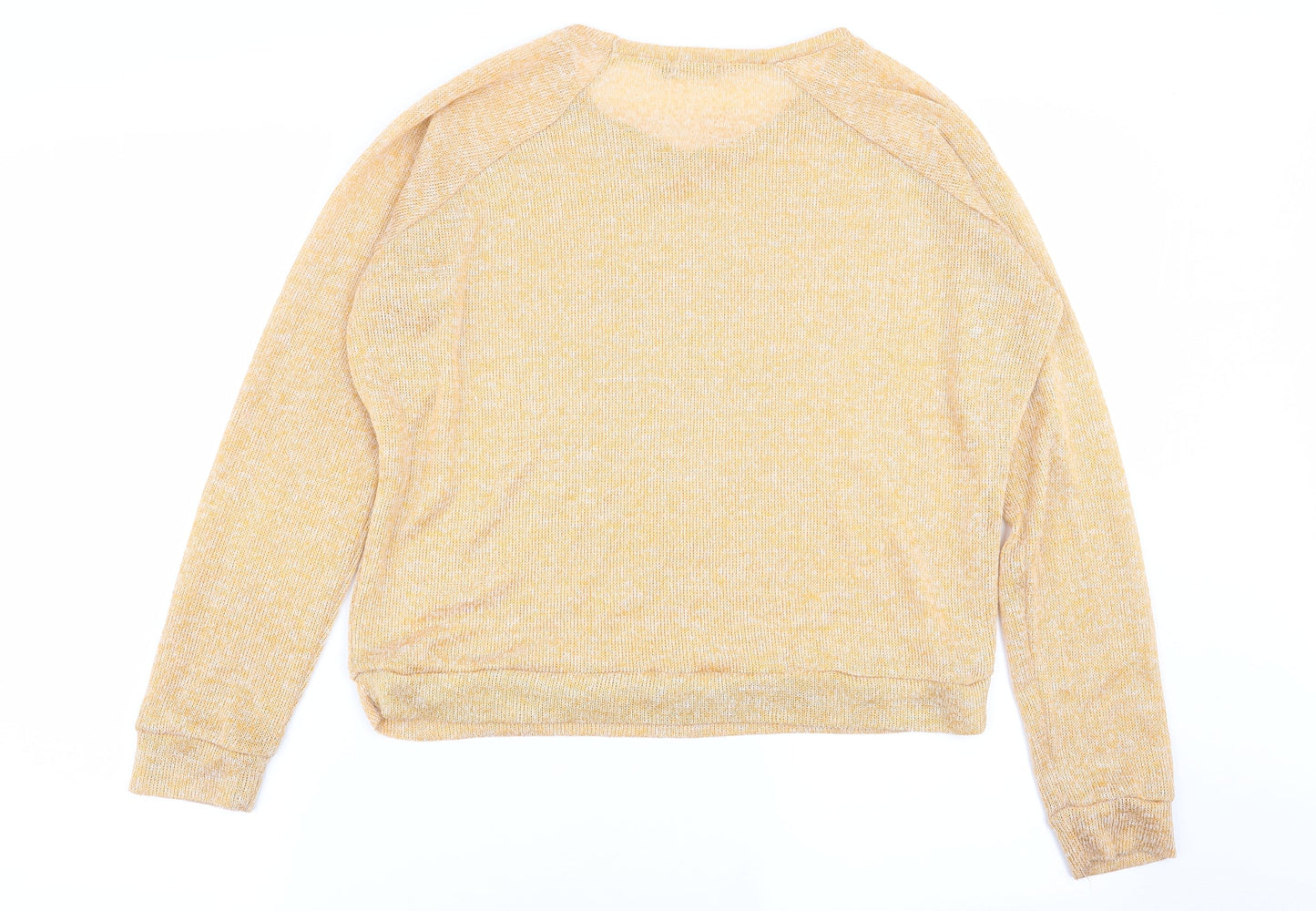Womens UK Size 8 Warehouse Yellow Pullover Jumper