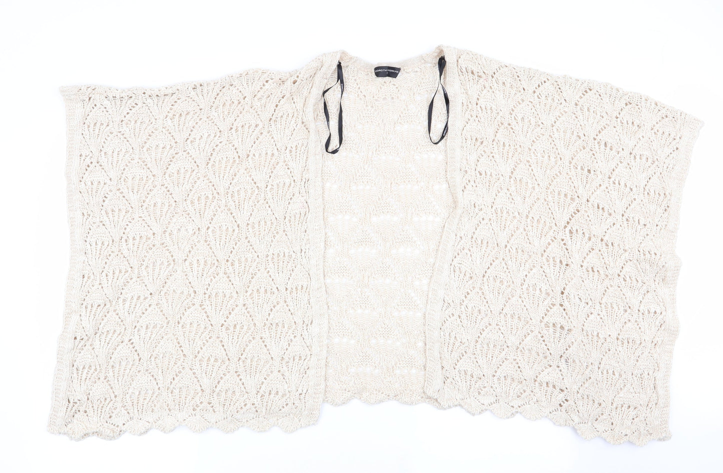 Womens UK Size M Dorothy Perkins Beige Cardigan Jumper