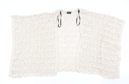 Womens UK Size M Dorothy Perkins Beige Cardigan Jumper