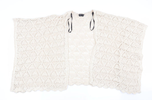 Womens UK Size M Dorothy Perkins Beige Cardigan Jumper