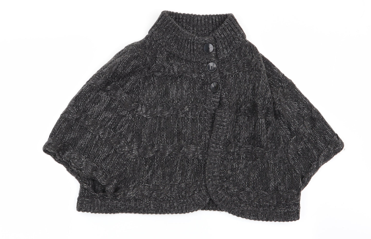 Womens UK Size 16 South Grey Cardigan Jumper