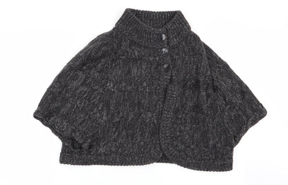 Womens UK Size 16 South Grey Cardigan Jumper