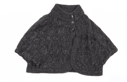 Womens UK Size 16 South Grey Cardigan Jumper