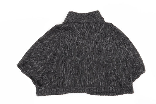 Womens UK Size 16 South Grey Cardigan Jumper