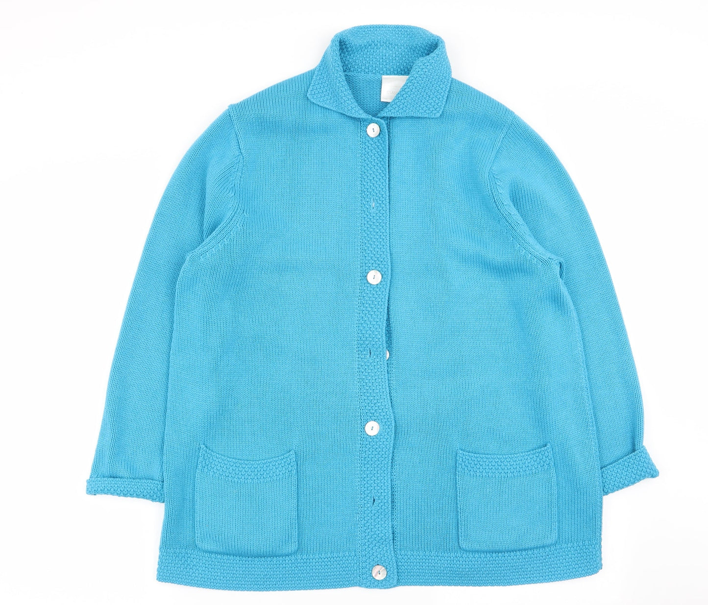 Womens UK Size 16 Classics Blue Cardigan Jumper