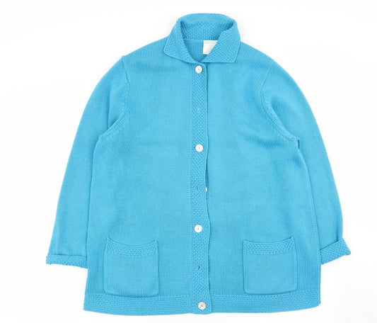 Classics Womens Blue   Cardigan Jumper Size 16
