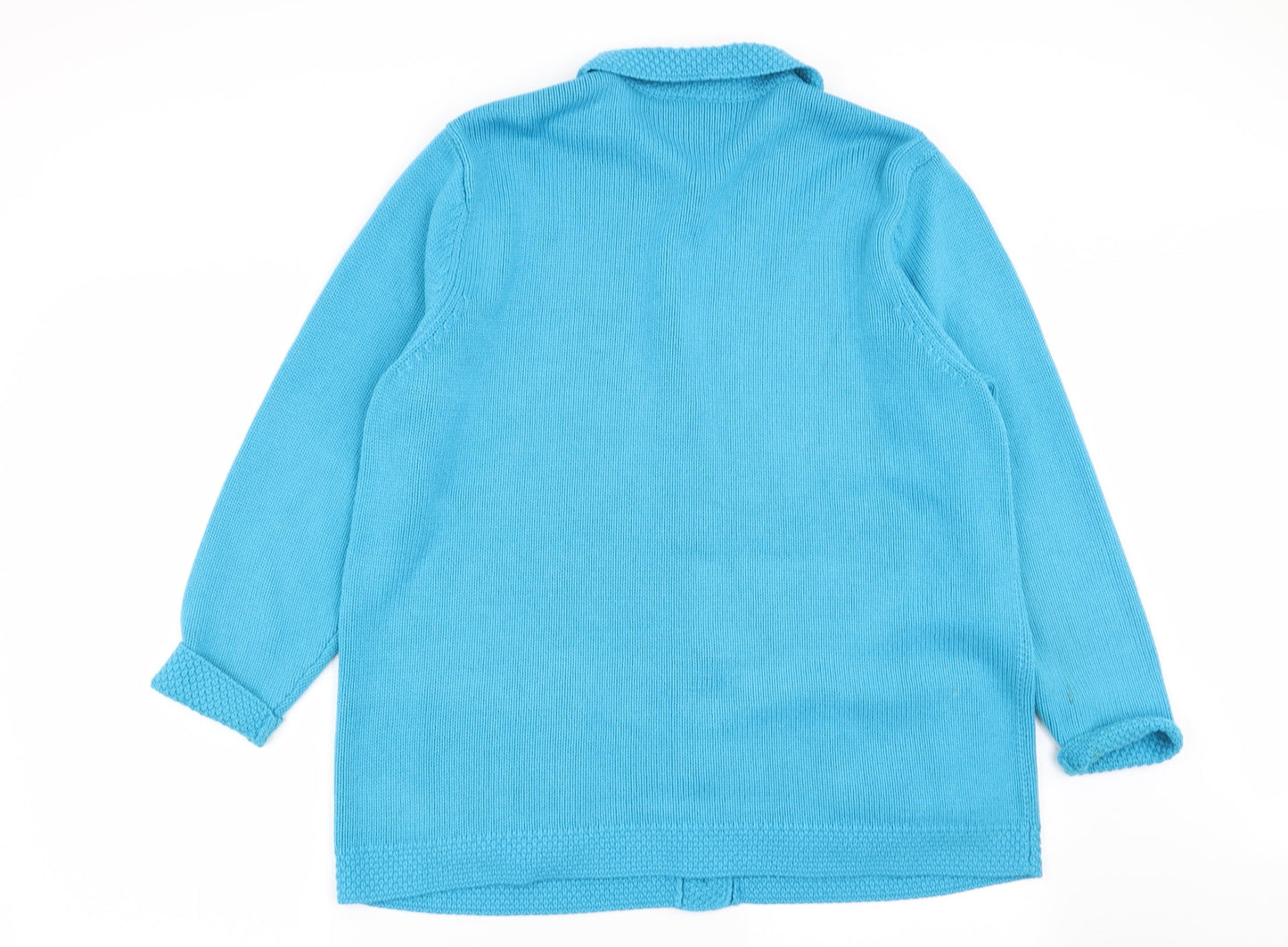 Womens UK Size 16 Classics Blue Cardigan Jumper