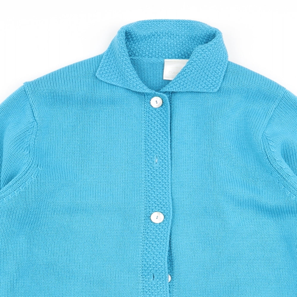 Womens UK Size 16 Classics Blue Cardigan Jumper
