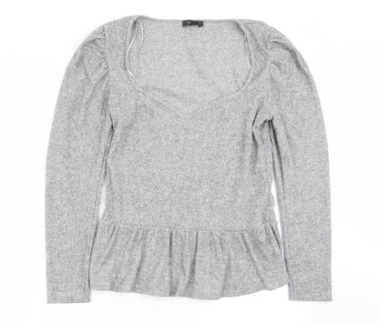 Primark Womens Grey   Basic T-Shirt Size 12