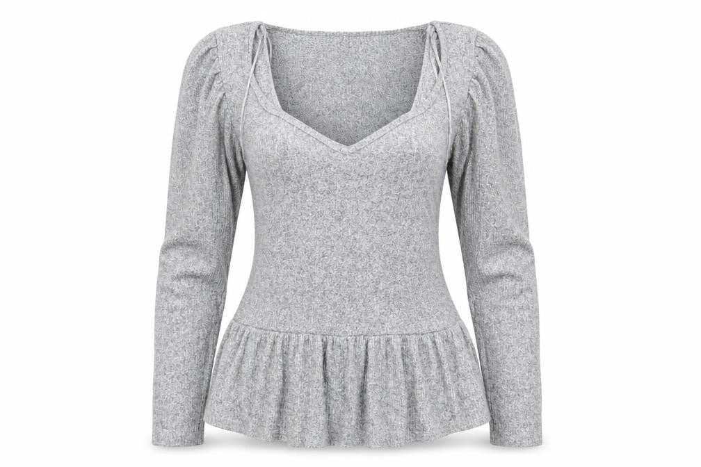 Womens UK Size 12 Primark Grey Basic T-Shirt