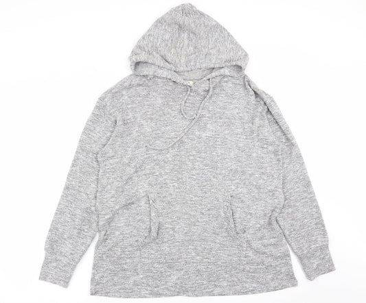 Womens UK Size M Papaya Grey Pullover Jumper