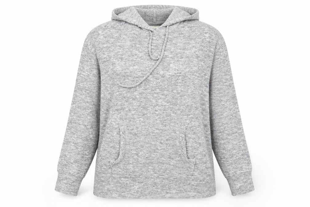 Womens UK Size M Papaya Grey Pullover Jumper