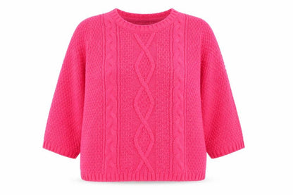 Womens UK Size 14 Papaya Red Pullover Jumper