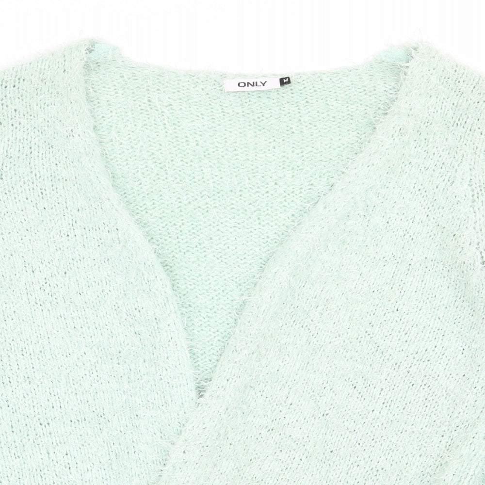 Womens UK Size M Only Green Pullover Jumper