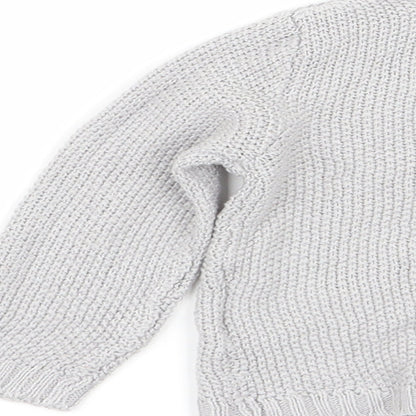Bonjour Bebe Girls Grey   Pullover Jumper Size 0-3 Months