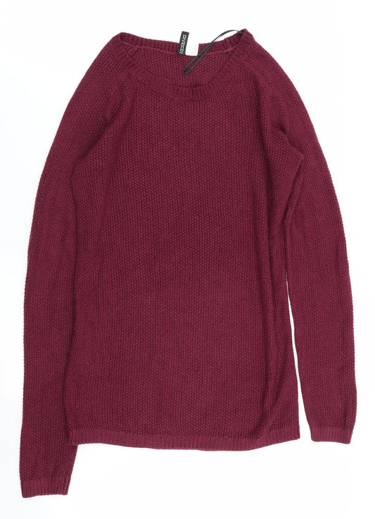 Divided by H&M Mens Red   Pullover Jumper Size S