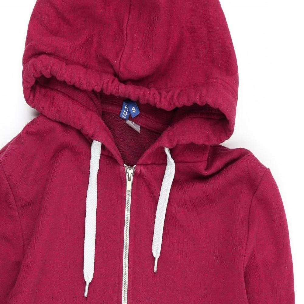 Divided by H&M Mens Red   Full Zip Jumper Size S