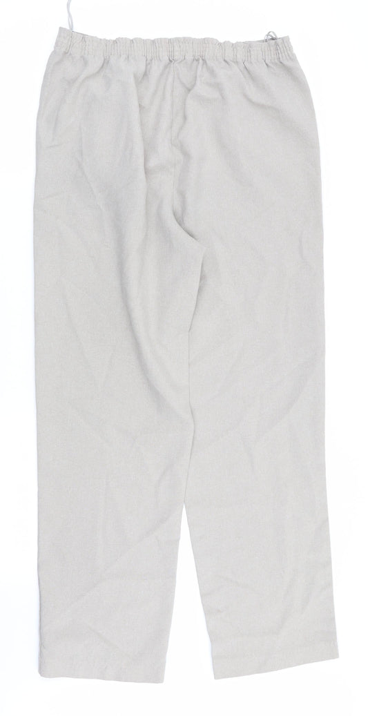 Womens UK Size 10 BM Regular Fit  Beige Trousers